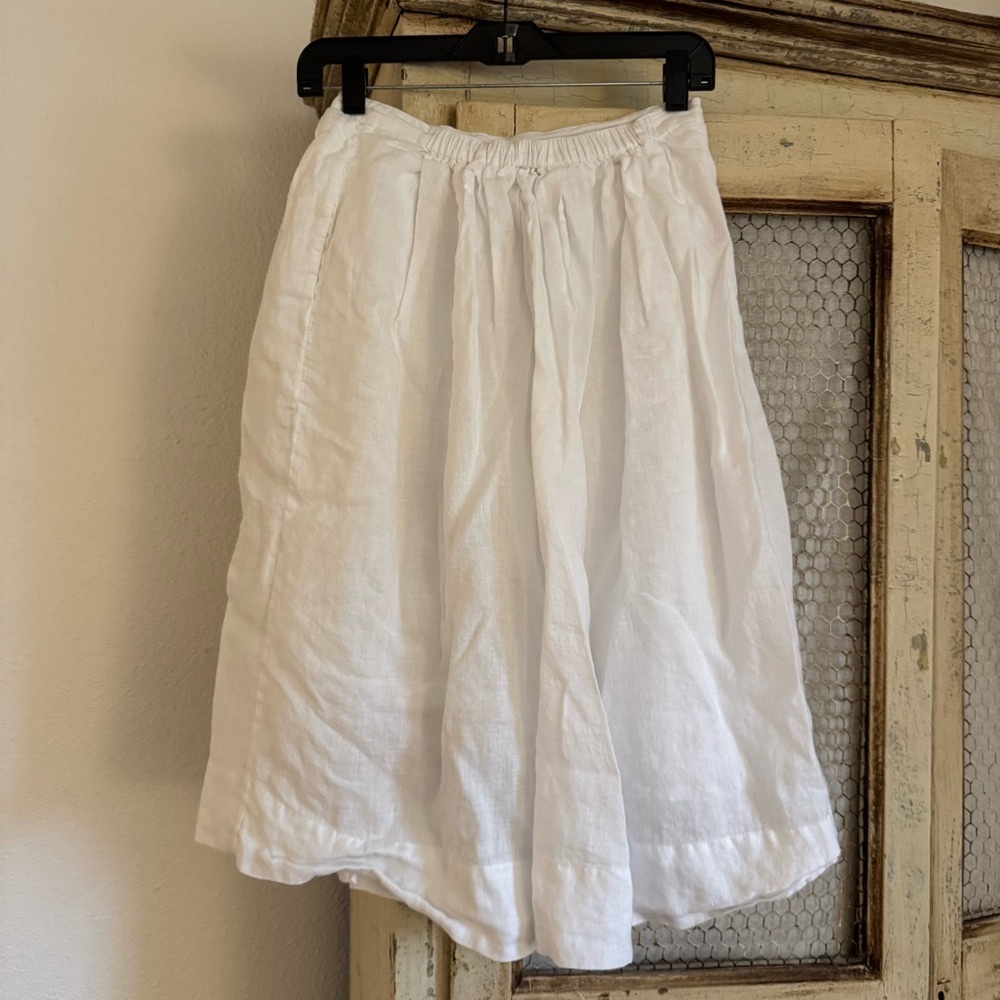 Alex Mill White Linen Skirt XS